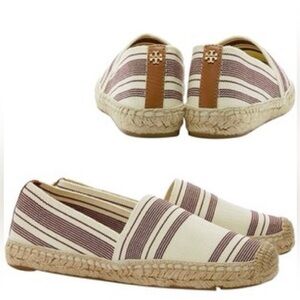 Tory Burch Awning Espadrille Flat